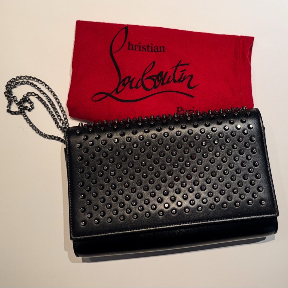 Christian Louboutin Black Studded Women's Bag